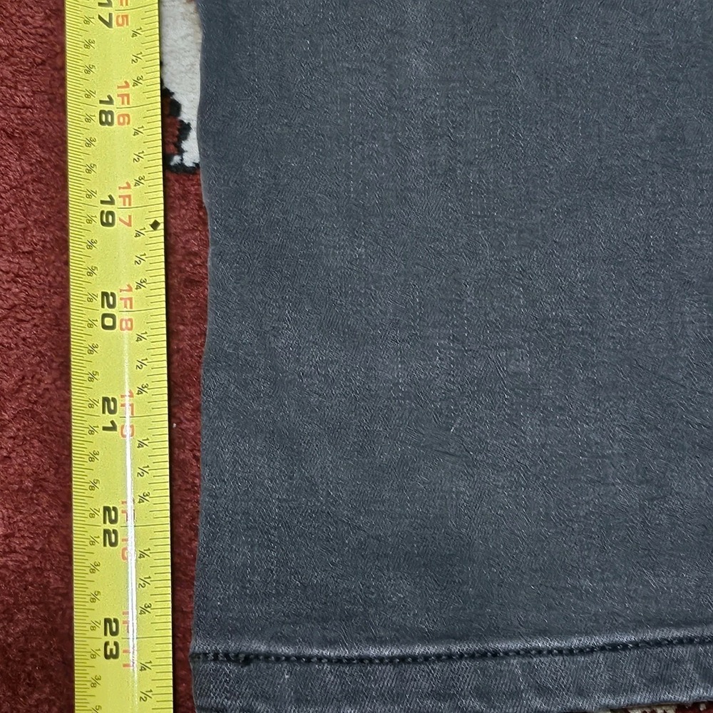 Art Class Boys Super Skinny Jeans Washed Black Gray Stretch Drawstring Size 12 - Picture 6 of 6
